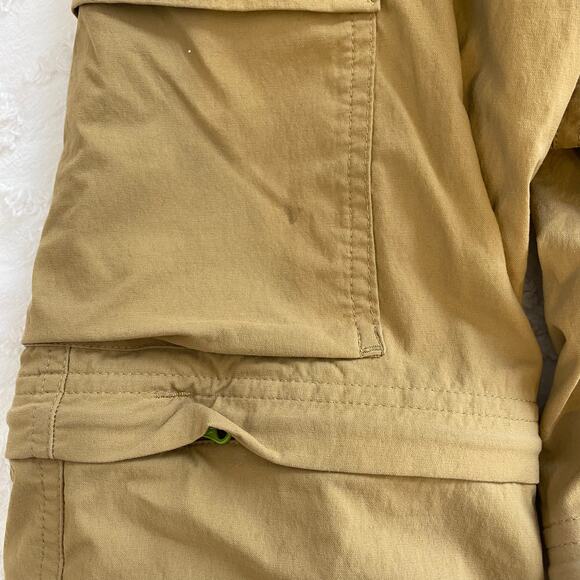 REI Co-Op Kids Boys Size Medium 10-12 Zip Off Pants Hiking Outdoor Khaki Cargos - Picture 5 of 7